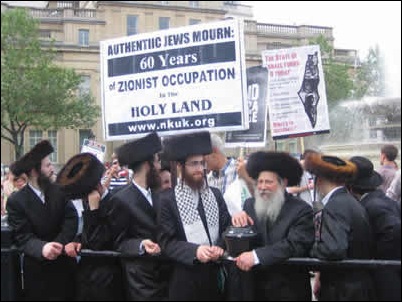 Ulta-Othodox Jews celebrating the Naquba. We know they do not want to live in Israel, but were do they want to go